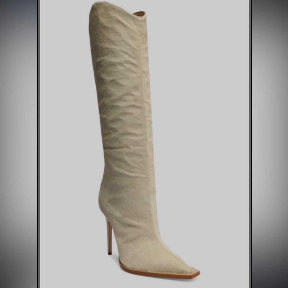 Schutz Women's Maryana Welt WILD Off White   Boot size 7.5